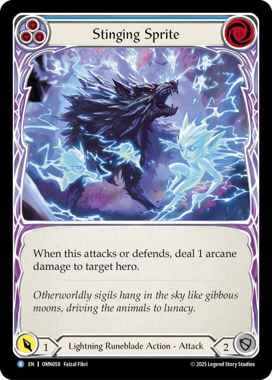 Stinging Sprite OMN058 (Omens of the Third Age)  - Rainbow Foil