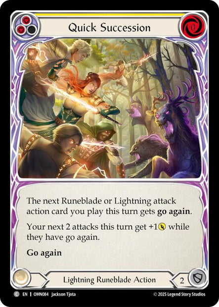 Quick Succession OMN084 (Omens of the Third Age)  - Rainbow Foil