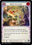 Quick Succession OMN085 (Omens of the Third Age)  - Rainbow Foil