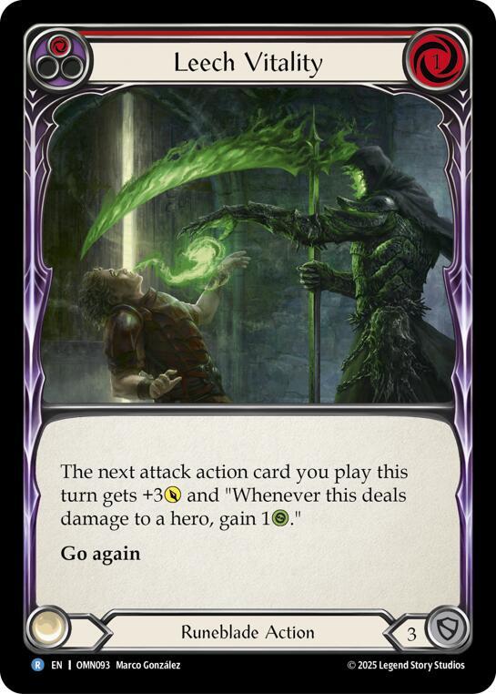 Leech Vitality OMN093 (Omens of the Third Age)  - Rainbow Foil