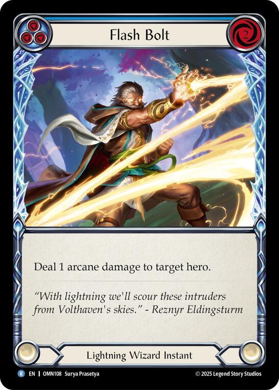 Flash Bolt OMN108 (Omens of the Third Age)  - Rainbow Foil