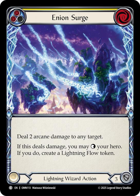 Enion Surge OMN113 (Omens of the Third Age)  - Rainbow Foil