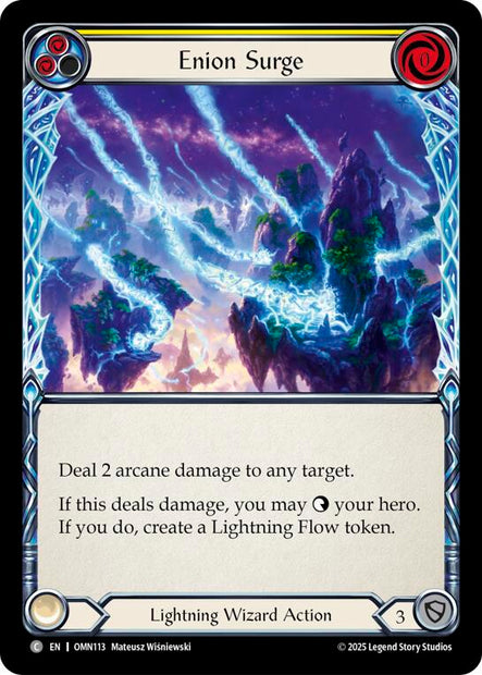 Enion Surge OMN113 (Omens of the Third Age)  - Rainbow Foil