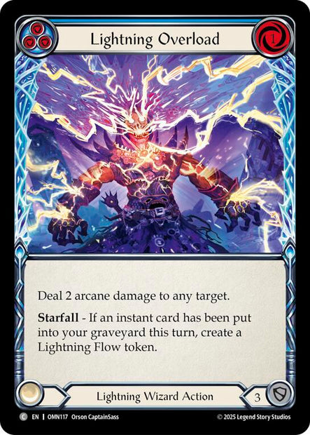 Lightning Overload OMN117 (Omens of the Third Age)  - Rainbow Foil