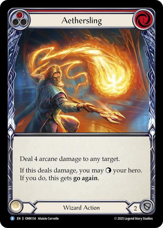 Aethersling OMN134 (Omens of the Third Age)  - Rainbow Foil