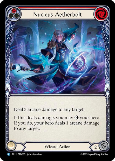 Nucleus Aetherbolt OMN135 (Omens of the Third Age)  - Rainbow Foil