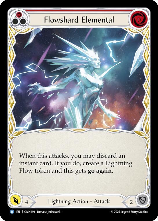 Flowshard Elemental OMN149 (Omens of the Third Age)  - Rainbow Foil