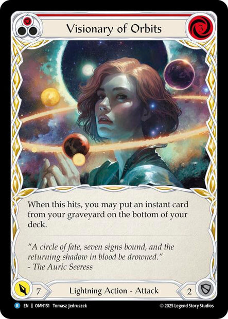 Visionary Of Orbits OMN151 (Omens of the Third Age)  - Rainbow Foil