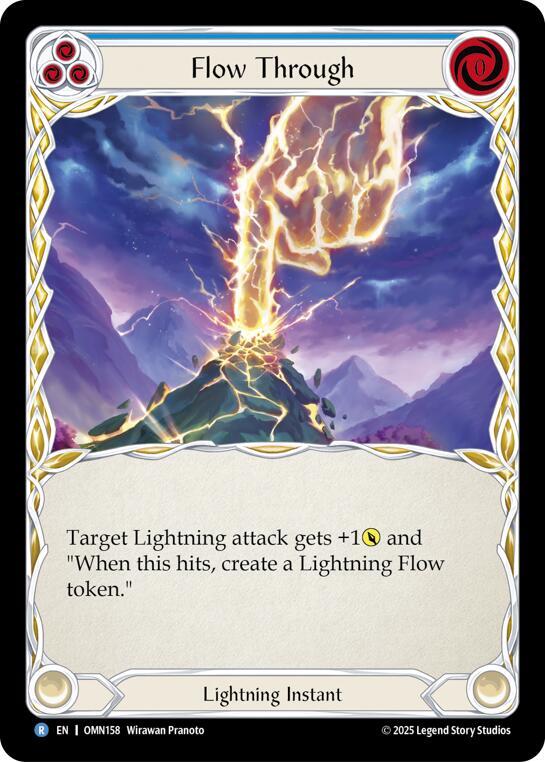 Flow Through OMN158 (Omens of the Third Age)  - Rainbow Foil