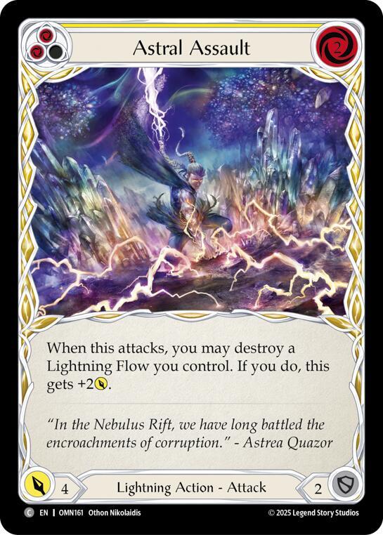 Astral Assault OMN161 (Omens of the Third Age)  - Rainbow Foil