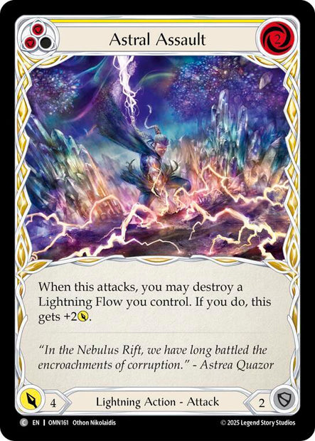 Astral Assault OMN161 (Omens of the Third Age)  - Rainbow Foil