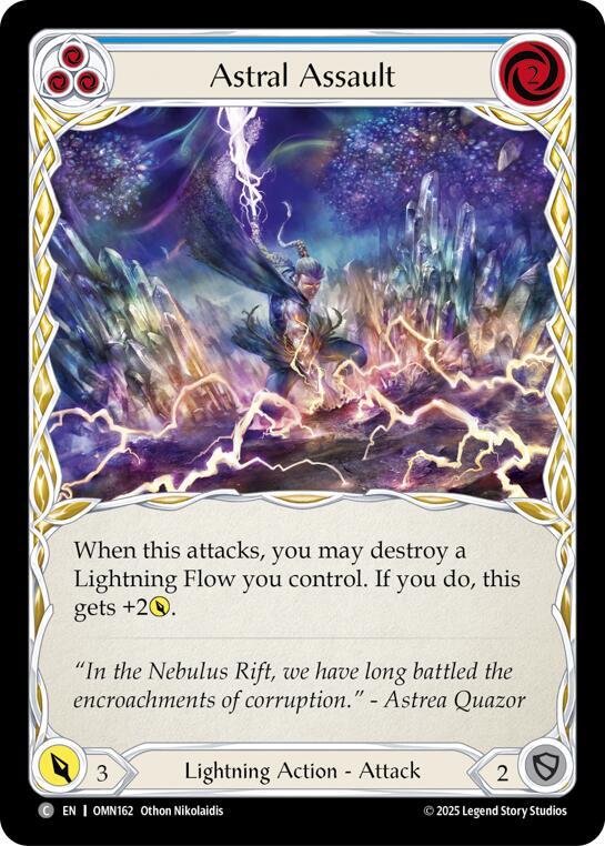 Astral Assault OMN162 (Omens of the Third Age)  - Rainbow Foil