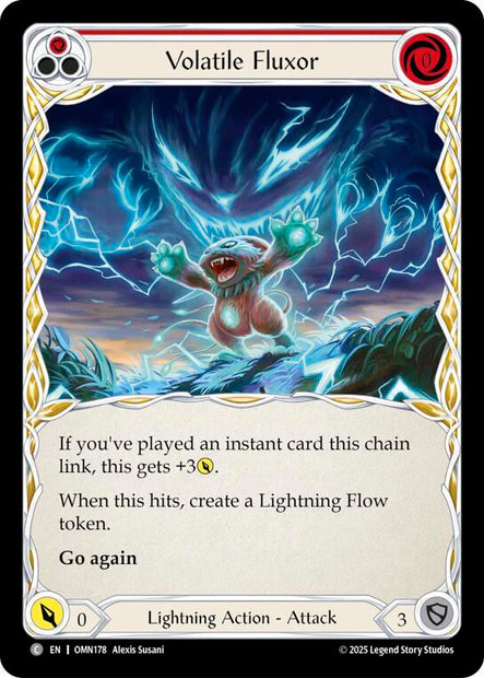 Volatile Fluxor OMN178 (Omens of the Third Age)  - Rainbow Foil