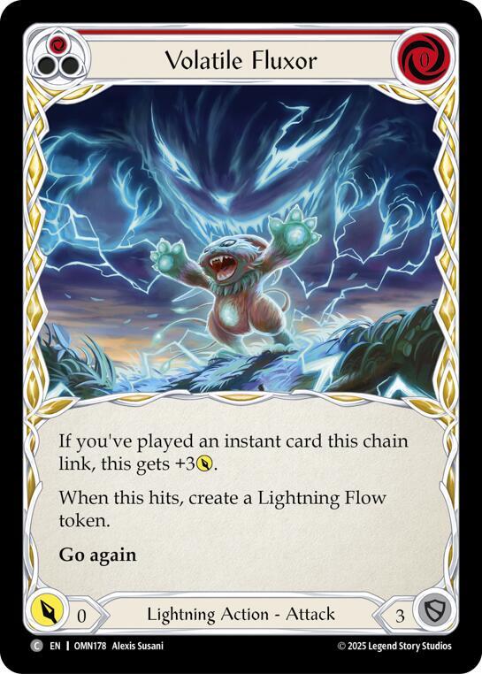 Volatile Fluxor OMN178 (Omens of the Third Age)  - Rainbow Foil