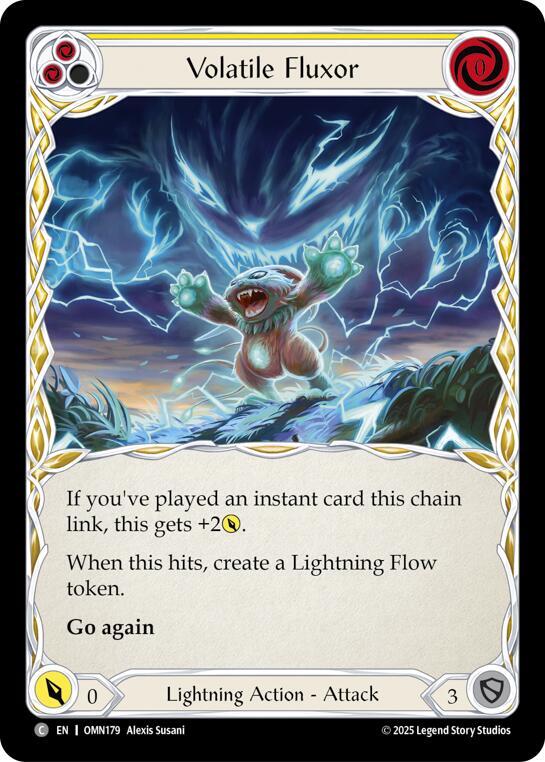 Volatile Fluxor OMN179 (Omens of the Third Age)  - Rainbow Foil