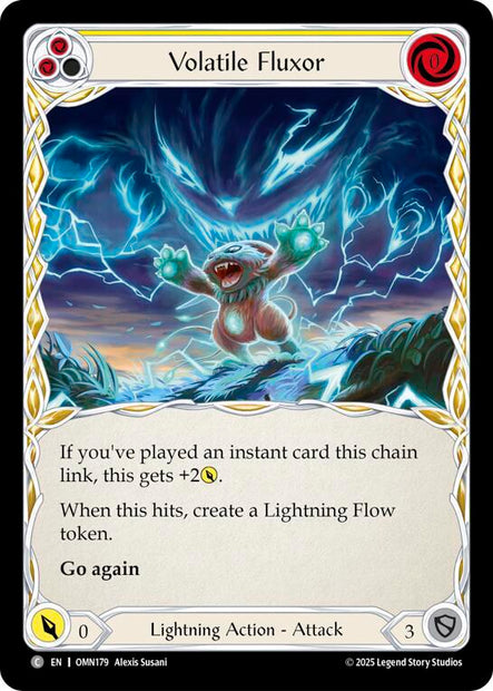 Volatile Fluxor OMN179 (Omens of the Third Age)  - Rainbow Foil