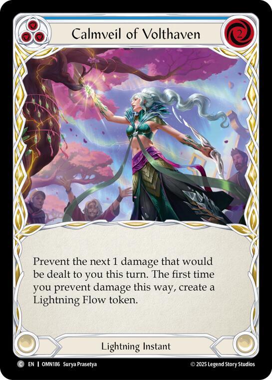 Calmveil Of Volthaven OMN186 (Omens of the Third Age)  - Rainbow Foil