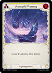 Starworld Warning OMN188 (Omens of the Third Age)  - Rainbow Foil