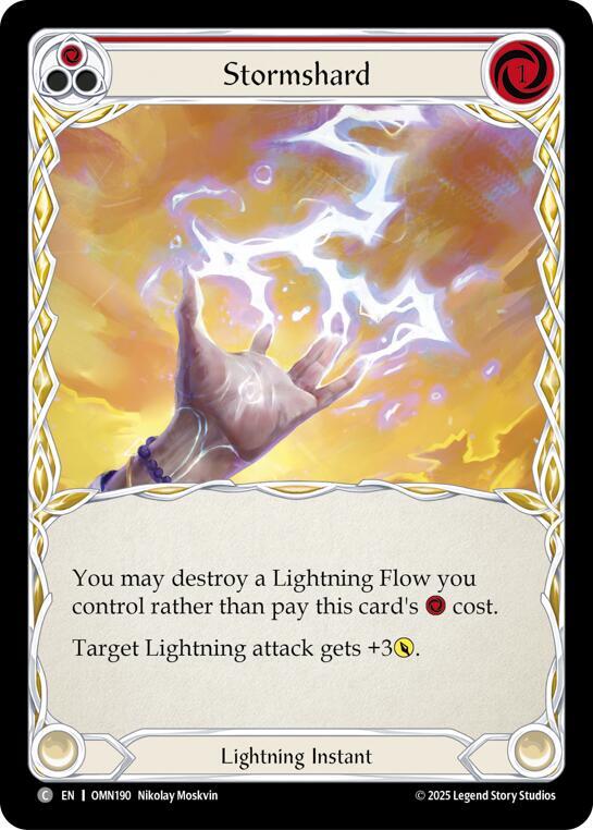 Stormshard OMN190 (Omens of the Third Age)  - Rainbow Foil