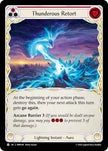 Thunderous Retort OMN196 (Omens of the Third Age)  - Rainbow Foil