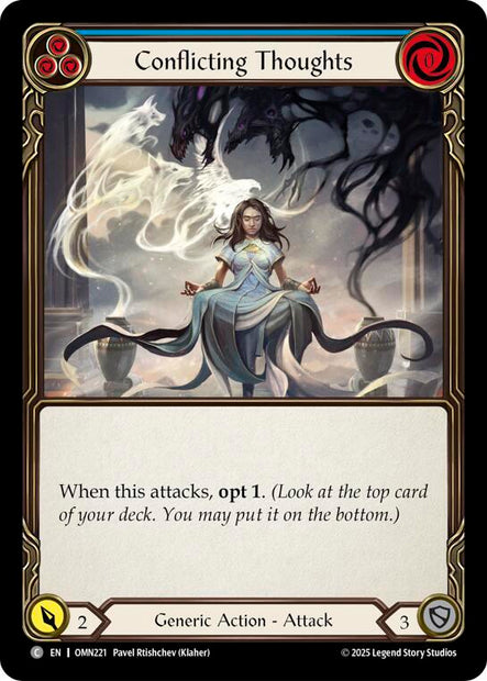 Conflicting Thoughts OMN221 (Omens of the Third Age)  - Rainbow Foil