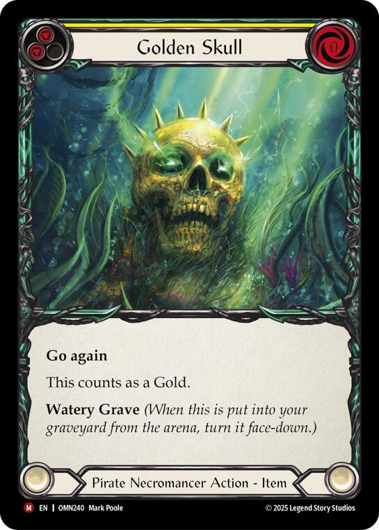 Golden Skull OMN240 (Omens of the Third Age) 