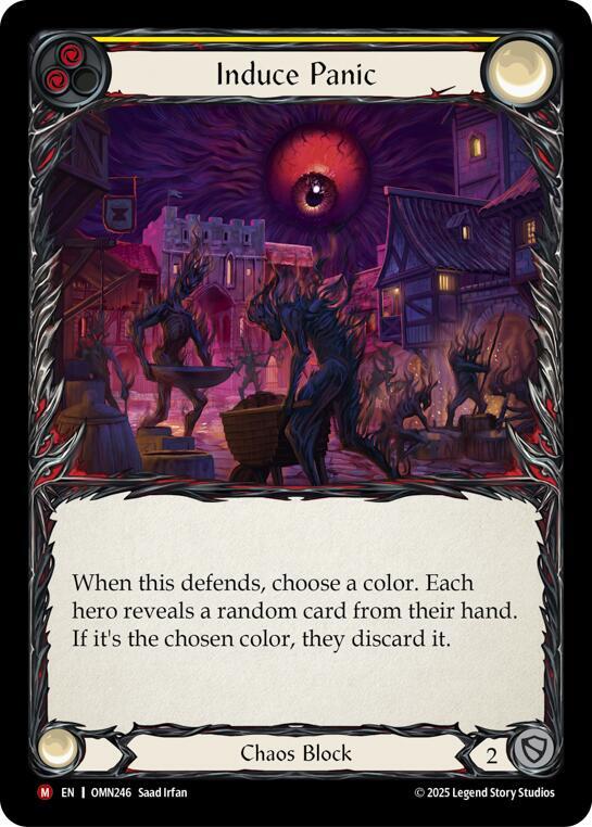 Induce Panic OMN246 (Omens of the Third Age)  - Rainbow Foil