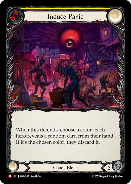 Induce Panic OMN246 (Omens of the Third Age)  - Rainbow Foil