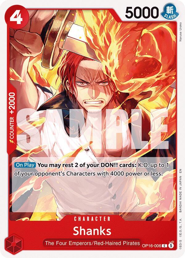 Shanks OP16-006 (The Time of Battle) 