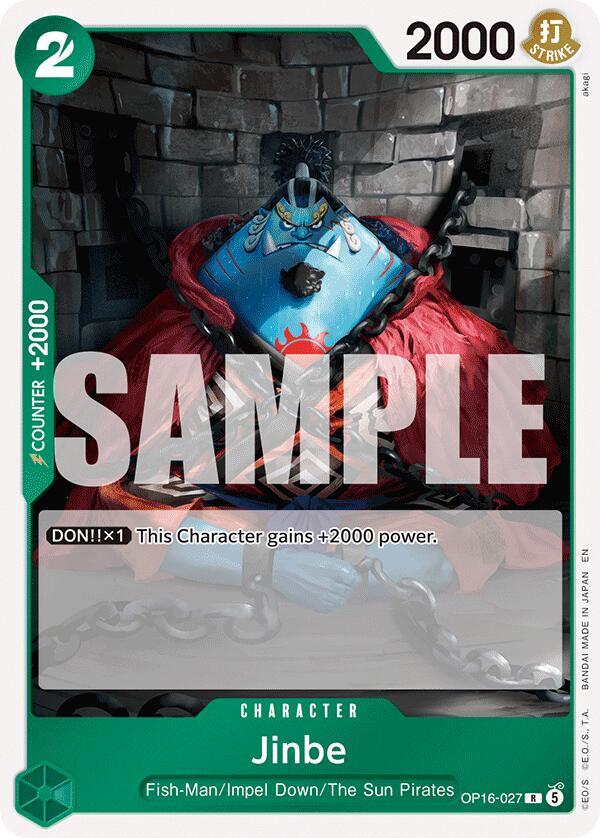 Jinbe OP16-027 (The Time of Battle)  - Foil