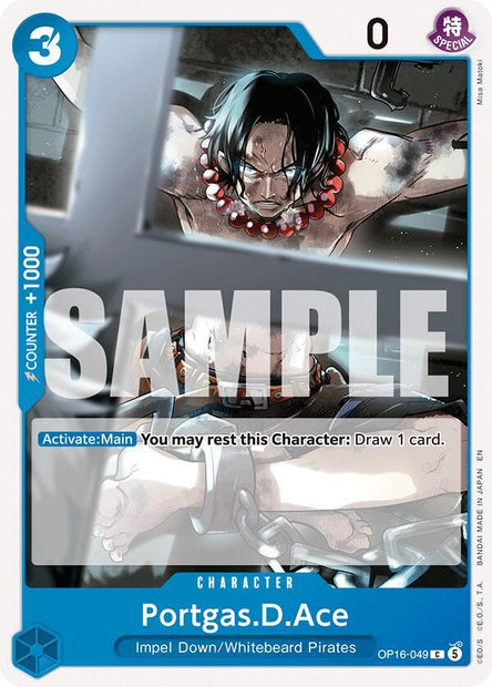 Portgas.D.Ace OP16-049 (The Time of Battle) 