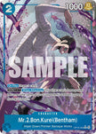 Mr.2.Bon.Kurei(Bentham) OP16-055 (The Time of Battle)  - Alternate Art Foil