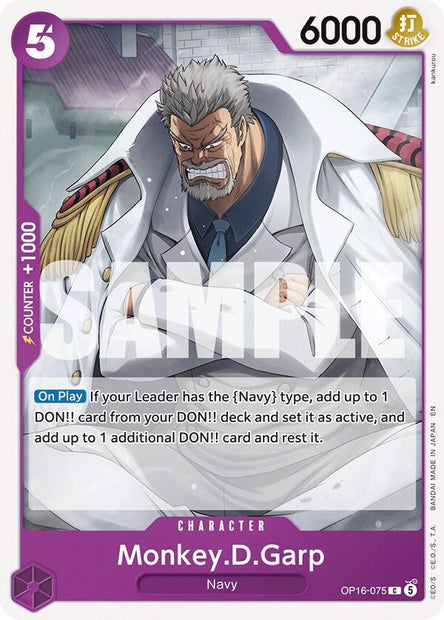 Monkey.D.Garp OP16-075 (The Time of Battle) 