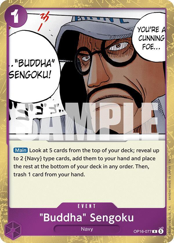 "Buddha" Sengoku OP16-077 (The Time of Battle)  - Foil