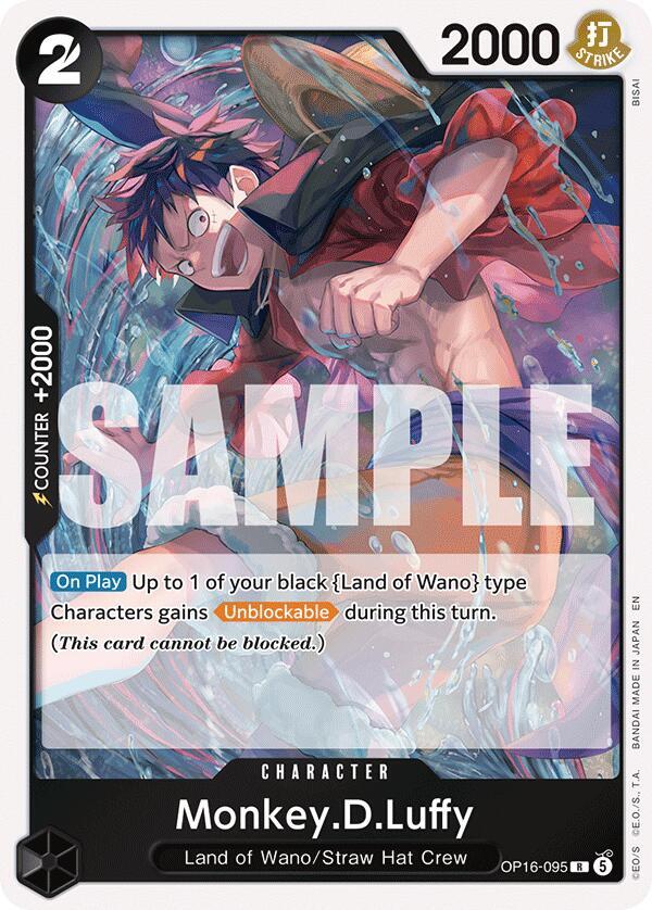Monkey.D.Luffy OP16-095 (The Time of Battle)  - Foil