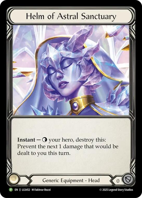 Helm Of Astral Sanctuary LGS452 (Flesh and Blood: Promo Cards)  - Cold Foil