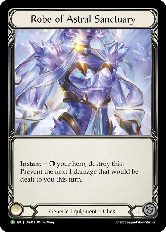 Robe Of Astral Sanctuary LGS453 (Flesh and Blood: Promo Cards)  - Cold Foil