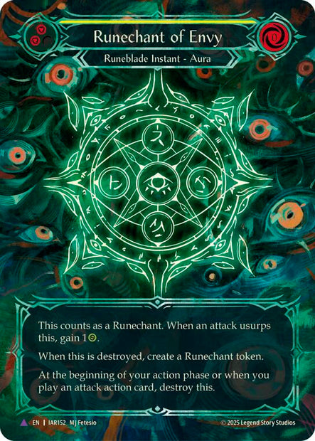 Runechant of Envy IAR152-MV (Omens of the Third Age)  - Cold Foil
