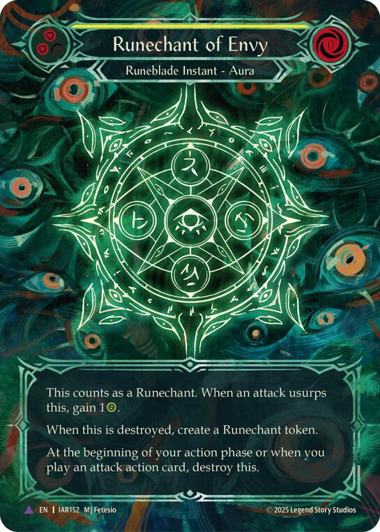 Runechant of Envy IAR152-MV (Omens of the Third Age)  - Cold Foil