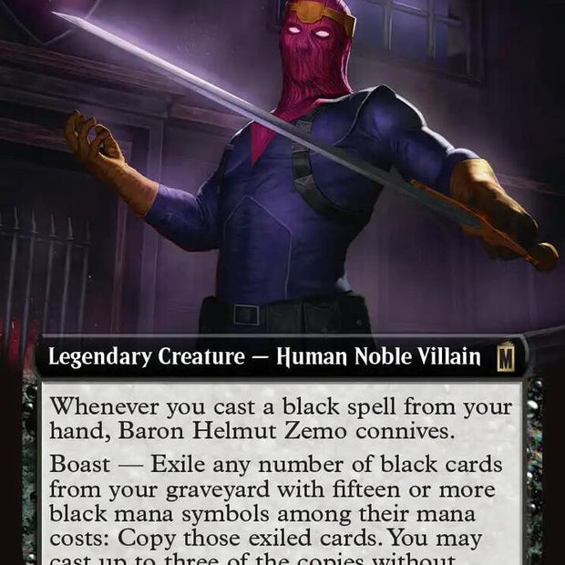 Baron Helmut Zemo 405 (Marvel Super Heroes)  - Extended Art Foil