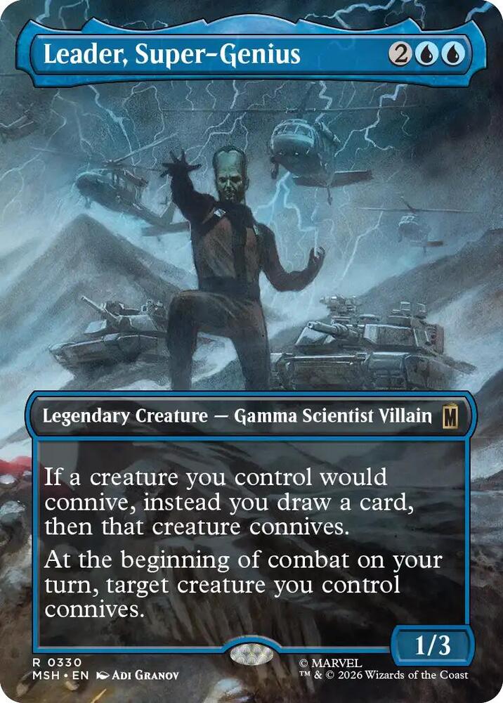 Leader, Super-Genius 330 (Marvel Super Heroes)  - Borderless