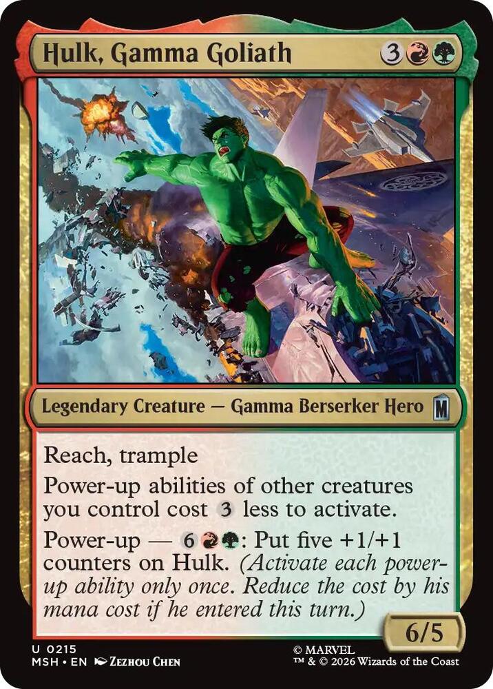 Hulk, Gamma Goliath 215 (Marvel Super Heroes) 