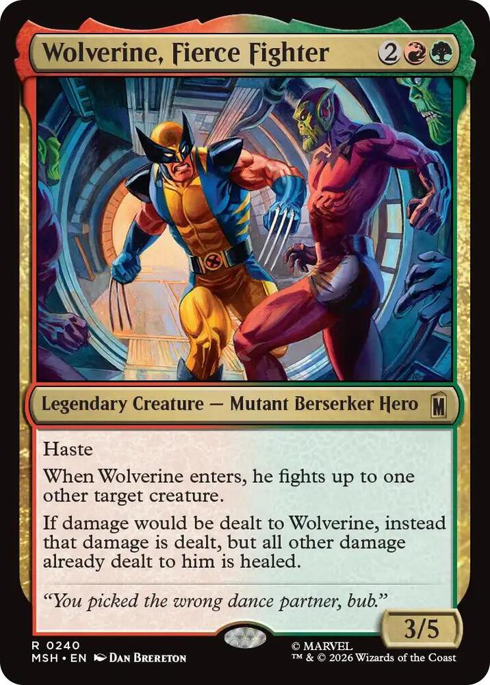 Wolverine, Fierce Fighter 240 (Marvel Super Heroes) 