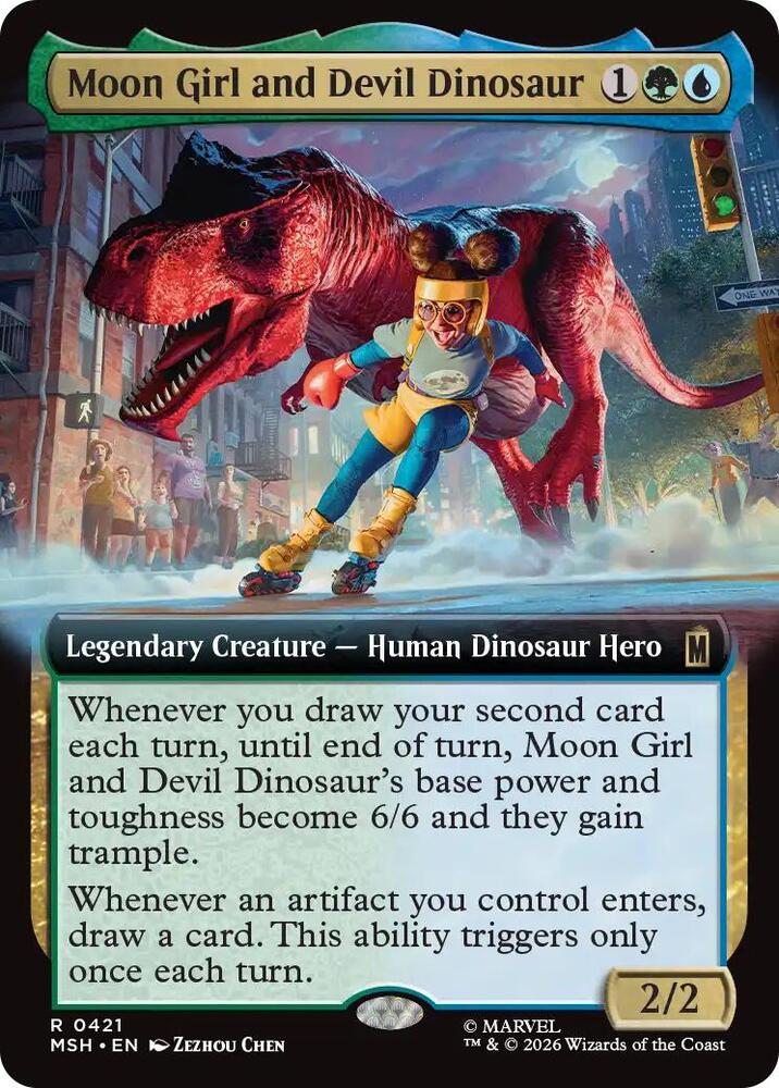 Moon Girl and Devil Dinosaur 421 (Marvel Super Heroes)  - Extended Art Foil