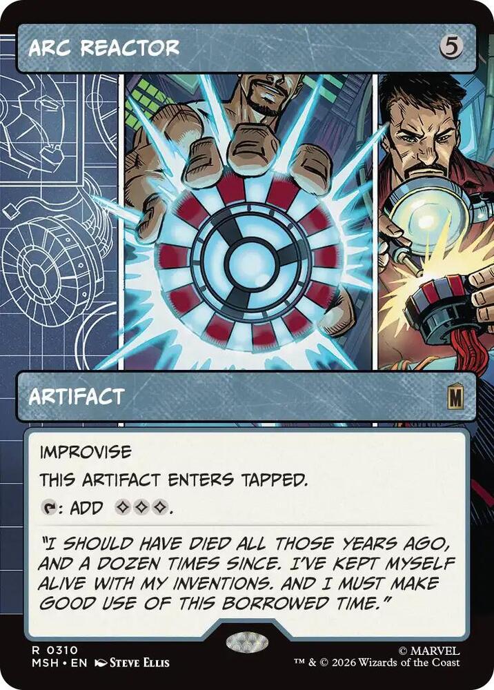 Arc Reactor 310 (Marvel Super Heroes)  - Showcase Foil