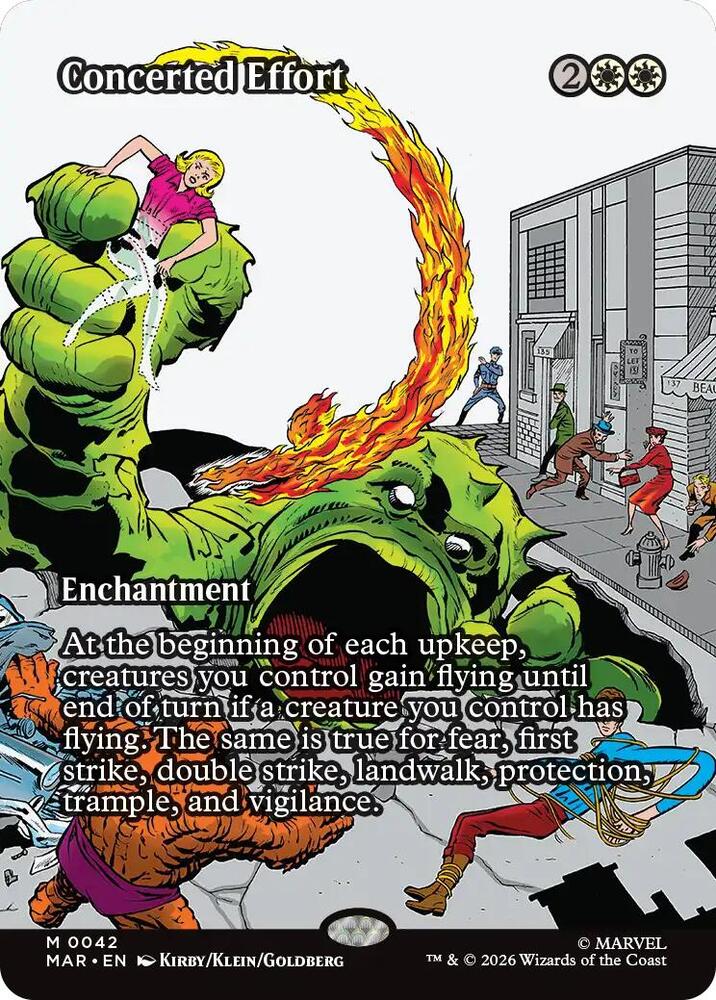 Concerted Effort 42 (Marvel Universe Eternal-Legal)  - Borderless