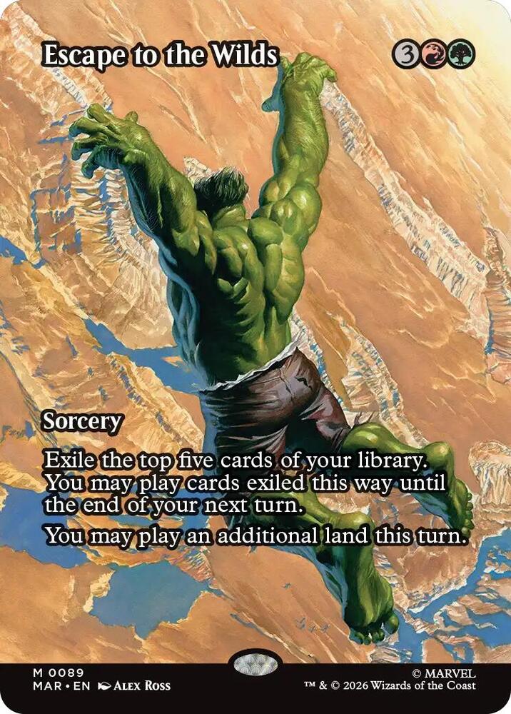 Escape to the Wilds 89 (Marvel Universe Eternal-Legal)  - Borderless