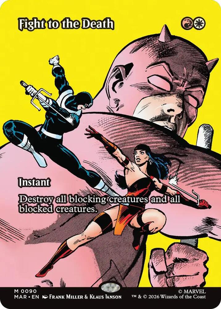 Fight to the Death 90 (Marvel Universe Eternal-Legal)  - Borderless