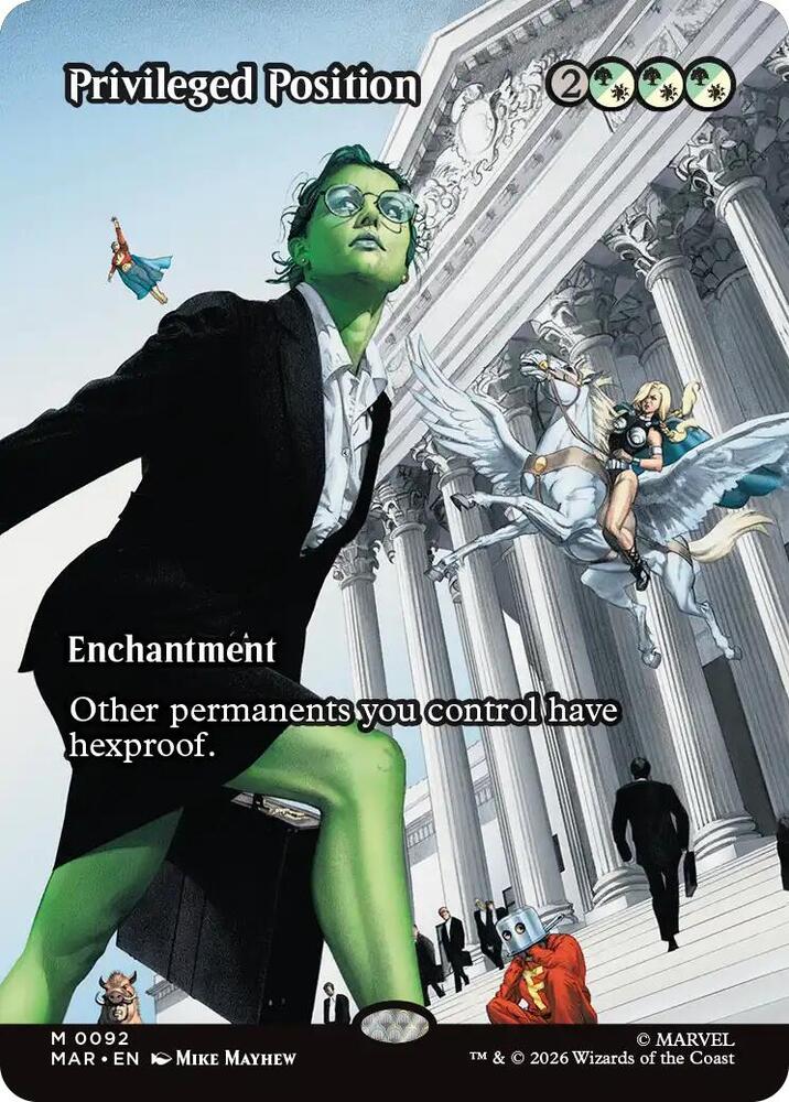 Privileged Position 92 (Marvel Universe Eternal-Legal)  - Borderless