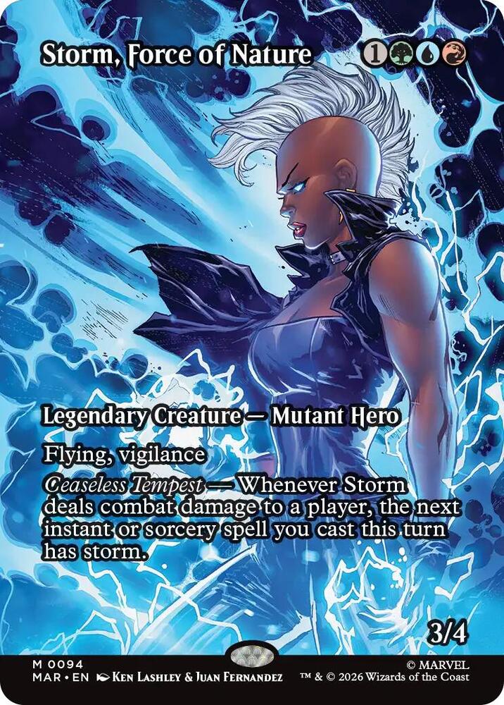 Storm, Force of Nature 94 (Marvel Universe Eternal-Legal)  - Borderless